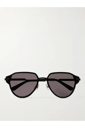 Bottega Veneta Aviator-Style Metal and Acetate Sunglasses - Men