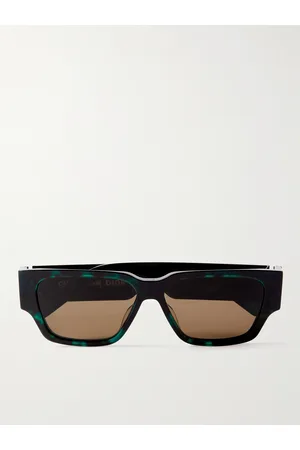 Dior CD Diamond S5I D-Frame Tortoiseshell Acetate and Silver-Tone Sunglasses - Men