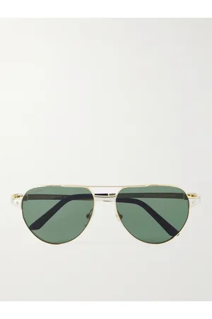 Cartier Aviator-Style -Tone Sunglasses - Men