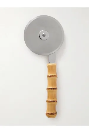 Lorenzi Stainless Steel and Bamboo Pizza Slicer - Men