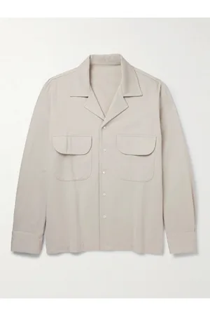 Stoffa Camp-Collar Cotton-Twill Overshirt - Men - - IT 54