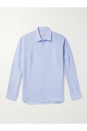 Orlebar Brown Justin Linen Shirt - Men - - L
