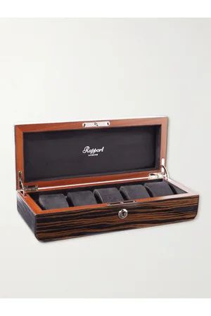Rapport London Mayfair Wood 5-Piece Watch Box - Men