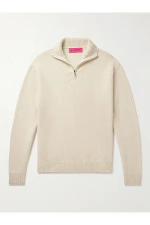THE ELDER STATESMAN Cashmere Half-Zip Sweater - Men - - S