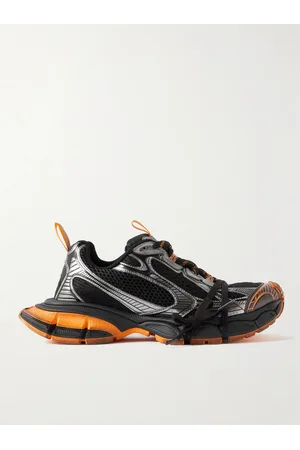 Balenciaga 3XL Distressed Mesh and Rubber Sneakers - Men - - EU 42