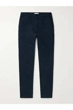 Mr P. Adam Slim-Fit Cotton-Blend Twill Chinos - Men - - 30