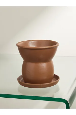 HOUSEPLANT Glazed Stoneware Clay Planter - Men