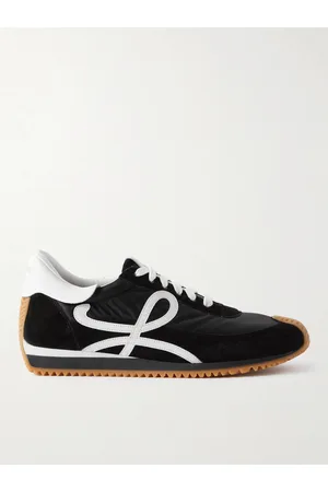 Loewe Flow Runner Leather-Trimmed Suede and Nylon Sneakers - Men - - EU 42