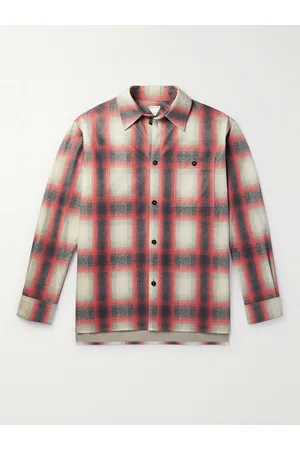 Bottega Veneta Checked Nubuck Shirt - Men - - IT 50