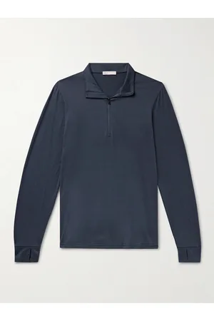 ONIA Everyday Stretch-Jersey Half-Zip Top - Men - - S