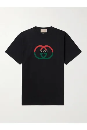 Gucci Logo-Print Cotton-Jersey T-Shirt - Men - - XS