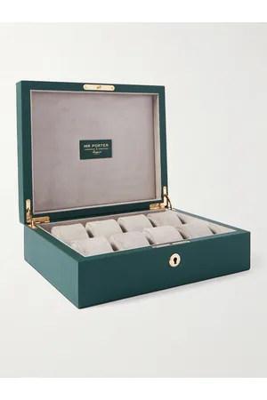 Rapport London Leather Eight-Piece Watch Box - Men