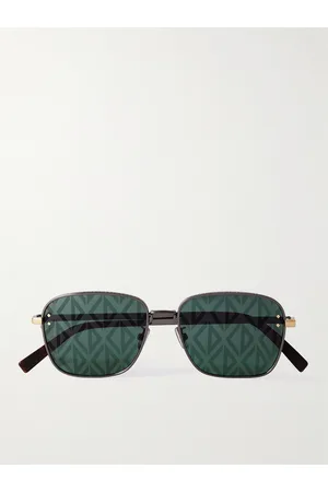 Dior CD Diamond S4U D-Frame Silver-Tone and Tortoiseshell Acetate Sunglasses - Men