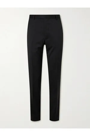 Mr P. Slim-Fit Wool Tuxedo Trousers - Men - - 34