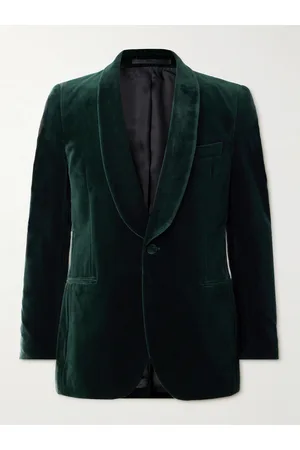 Mr P. Cotton-Blend Velvet Tuxedo Jacket - Men - - 40