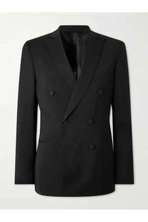 Mr P. Double Breast Wool Tuxedo Jacket - Men - - 44