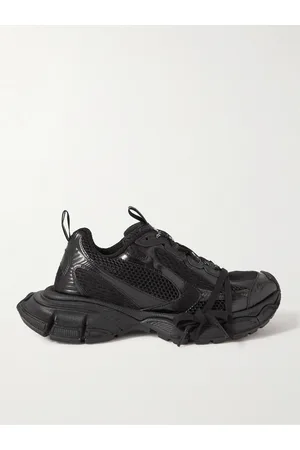 Balenciaga 3XL Distressed Mesh and Rubber Sneakers - Men - - EU 43