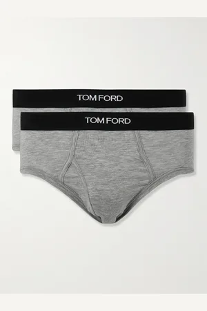 Tom Ford Two-Pack Stretch-Cotton and Modal-Blend Briefs - Men - - XXL