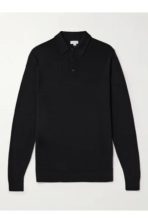 Sunspel Slim-Fit Merino Wool Polo Shirt - Men - - XL