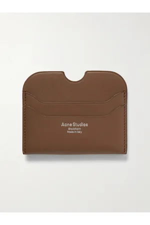 Acne Studios Elmas Logo-Print Leather Cardholder - Men