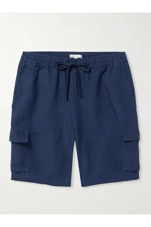 ONIA Air Straight-Leg Linen and Lyocell-Blend Drawstring Cargo Shorts - Men - - L