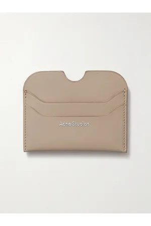 Acne Studios Elmas Logo-Print Leather Cardholder - Men