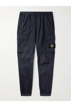 Stone Island Tapered Cotton-Blend Cargo Trousers - Men - - UK/US 32