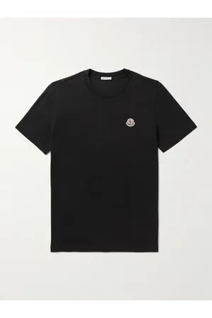 Moncler Three-Pack Logo-Appliquéd Cotton-Jersey T-Shirts - Men - - S