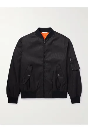 VALENTINO GARAVANI Toile Iconograph Logo-Jacquard Shell Bomber Jacket - Men - - IT 48