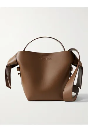 Acne Studios Musubi Mini Knotted Leather Messenger Bag - Men