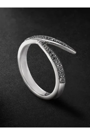 SHAUN LEANE 18-Karat White Gold Diamond Ring - Men - - 63