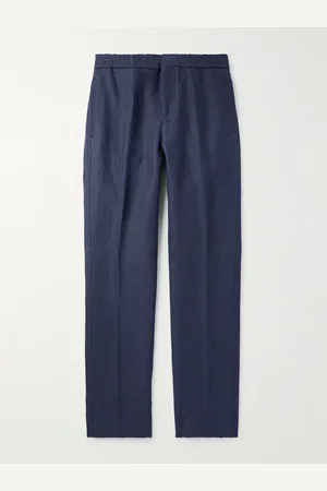 Loro Piana Tapered Linen Trousers - Men - - IT 58