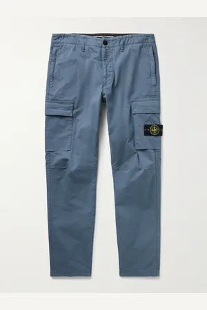 Stone Island 32710 Garment Dyed Stretch Cargo Pants Black V0029