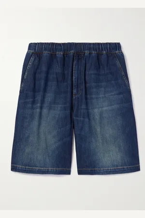 VALENTINO GARAVANI Straight-Leg Washed-Denim Shorts - Men - - IT 44