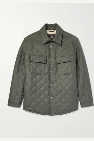 Loro Piana Shonai Quilted Wool and Cashmere-Blend Jacket - Men - - L