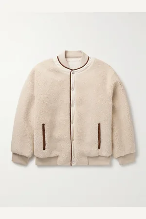 Loro Piana Arosa Reversible Suede-Trimmed Cashfur and Quilted Wind Shell Bomber Jacket - Men - - XL