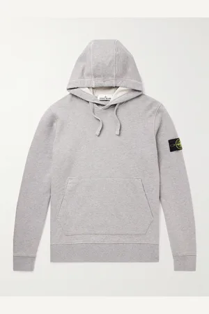 Stone Island Logo-Appliquéd Garment-Dyed Cotton-Jersey Hoodie - Men - - XXL