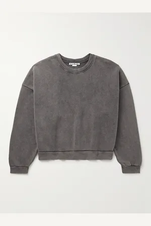 Acne Studios Fester U Garment-Dyed Cotton-Jersey Sweatshirt - Men - - XS
