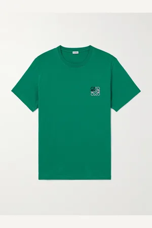 Loewe Logo-Embroidered Cotton-Jersey T-Shirt - Men - - XXS