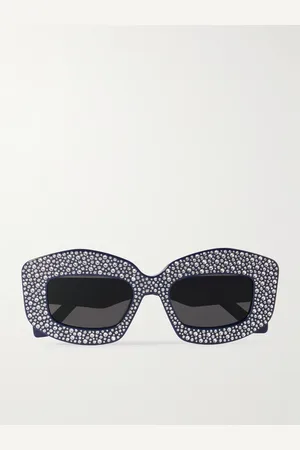 Loewe D-Frame Crystal-Embellished Acetate Sunglasses - Men