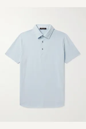 Loro Piana Cotton-Piqué Polo Shirt - Men - - L