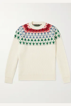Loro Piana Fair Isle Cashmere Sweater - Men - - IT 56