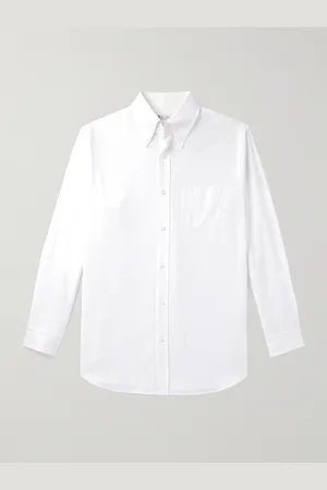 Loro Piana Button-Down Collar Cotton Oxford Shirt - Men - - XL
