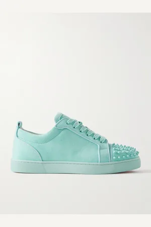 Christian Louboutin Louis Junior Spiked Suede Sneakers - Men - - EU 40