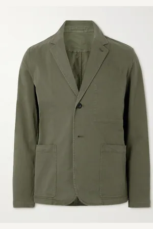 Mr P. Garment-Dyed Cotton-Blend Twill Blazer - Men - - M