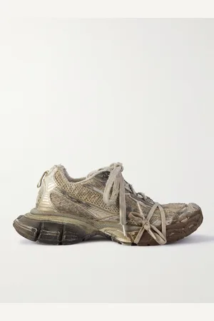 Balenciaga 3XL Distressed Mesh and Rubber Sneakers - Men - - EU 40