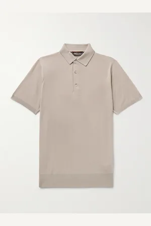 Loro Piana Wish® Virgin Wool Polo Shirt - Men - - IT 60