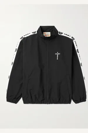SAINT MXXXXXX Appliquéd Logo-Embroidered Shell Jacket - Men - - M