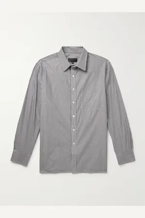 NILI LOTAN Finn Striped Cotton-Poplin Shirt - Men - - S