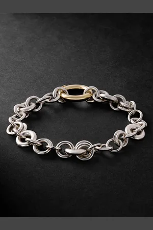 SPINELLI KILCOLLIN Atlantis Sterling and 18-Karat Gold Chain Bracelet - Men - - 20
